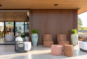 Vasos Organne usados no empreendimento cidade Aruna