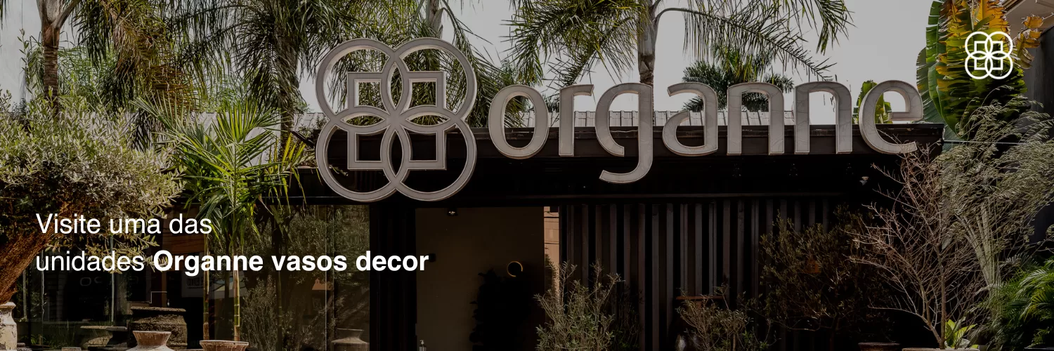 Visite uma das unidades Organne vasos decor
